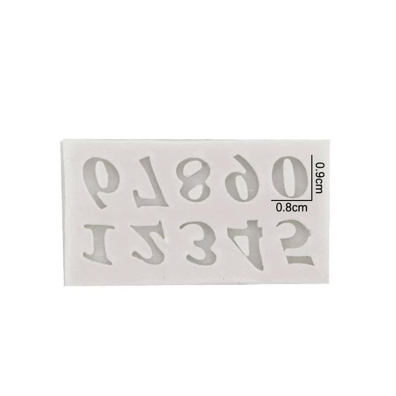 Kitchen And Baking Life - Molde de Silicone Alfanumérico para Letras