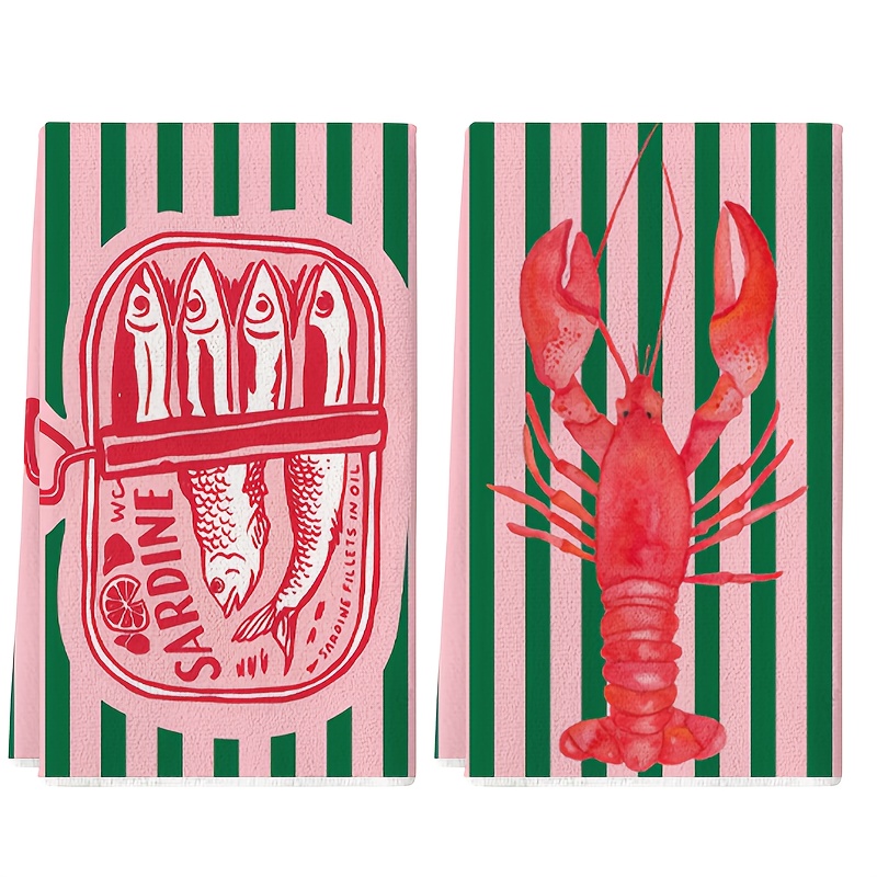 Kitchen Baking Cloth - Conjunto de 2 Toalhas de Cozinha