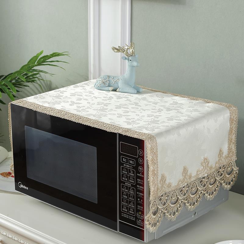Kitchen Baking Cloth - Capa Elegante de Renda para Micro-ondas