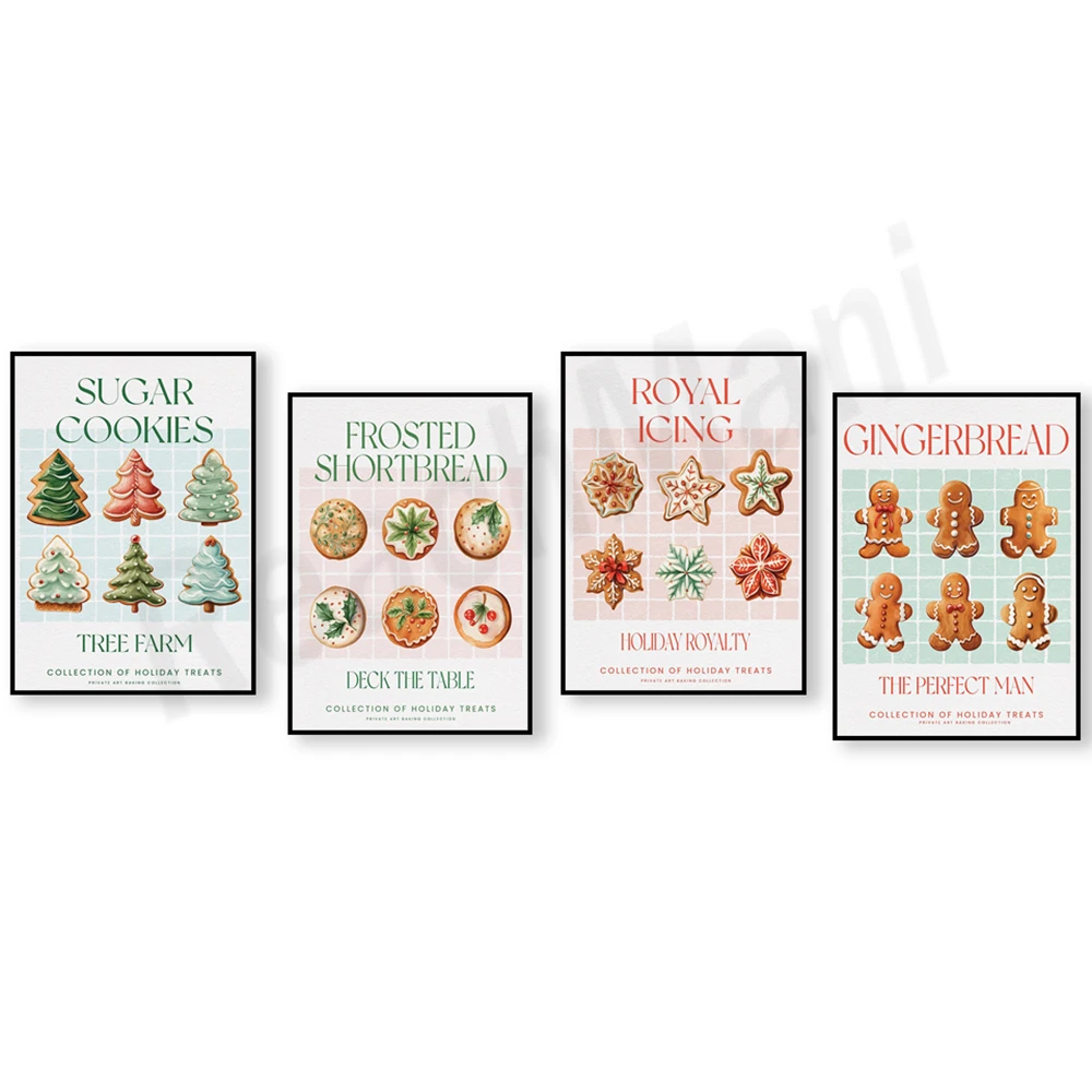 Kitchen And Baking Life - Arte de Natal, biscoitos de Natal,