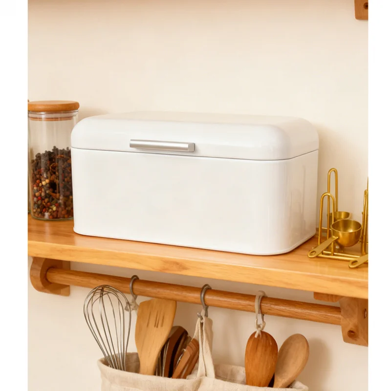 Caixa de Pão de Metal, Recipie - Kitchen Baking Counter avaliação e preço
