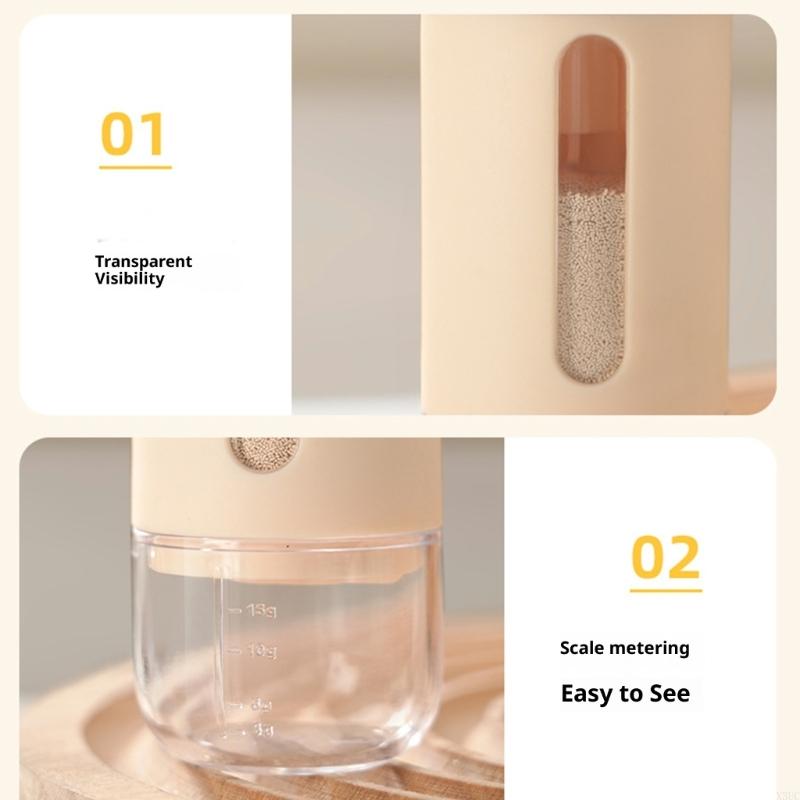 Tipo imprensa higiênica dispen - Kitchen Baking Storage Containers avaliação e preço