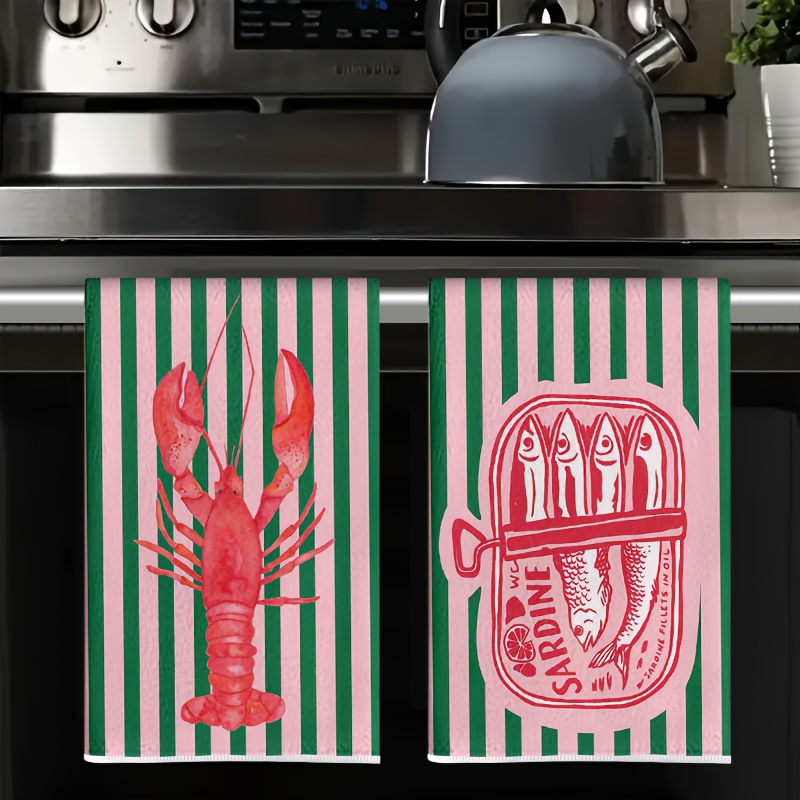 Conjunto de 2 Toalhas de Cozin - Kitchen Baking Cloth avaliação e preço