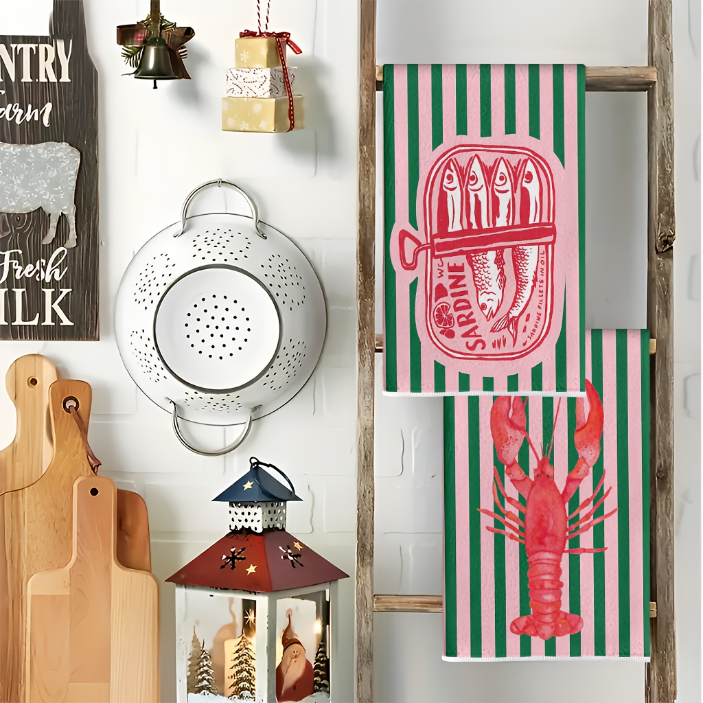 Conjunto de 2 Toalhas de Cozin - Kitchen Baking Cloth avaliação e preço