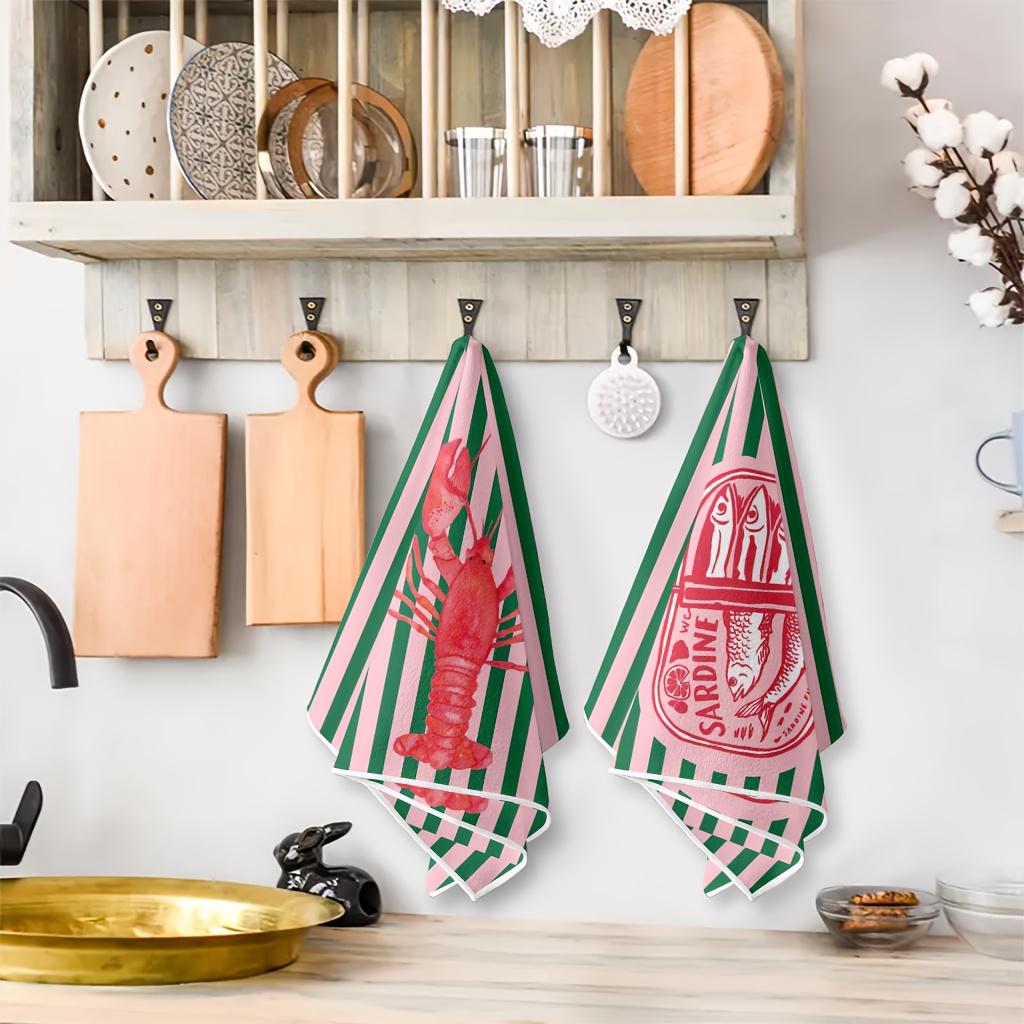 Conjunto de 2 Toalhas de Cozin - Kitchen Baking Cloth avaliação e preço