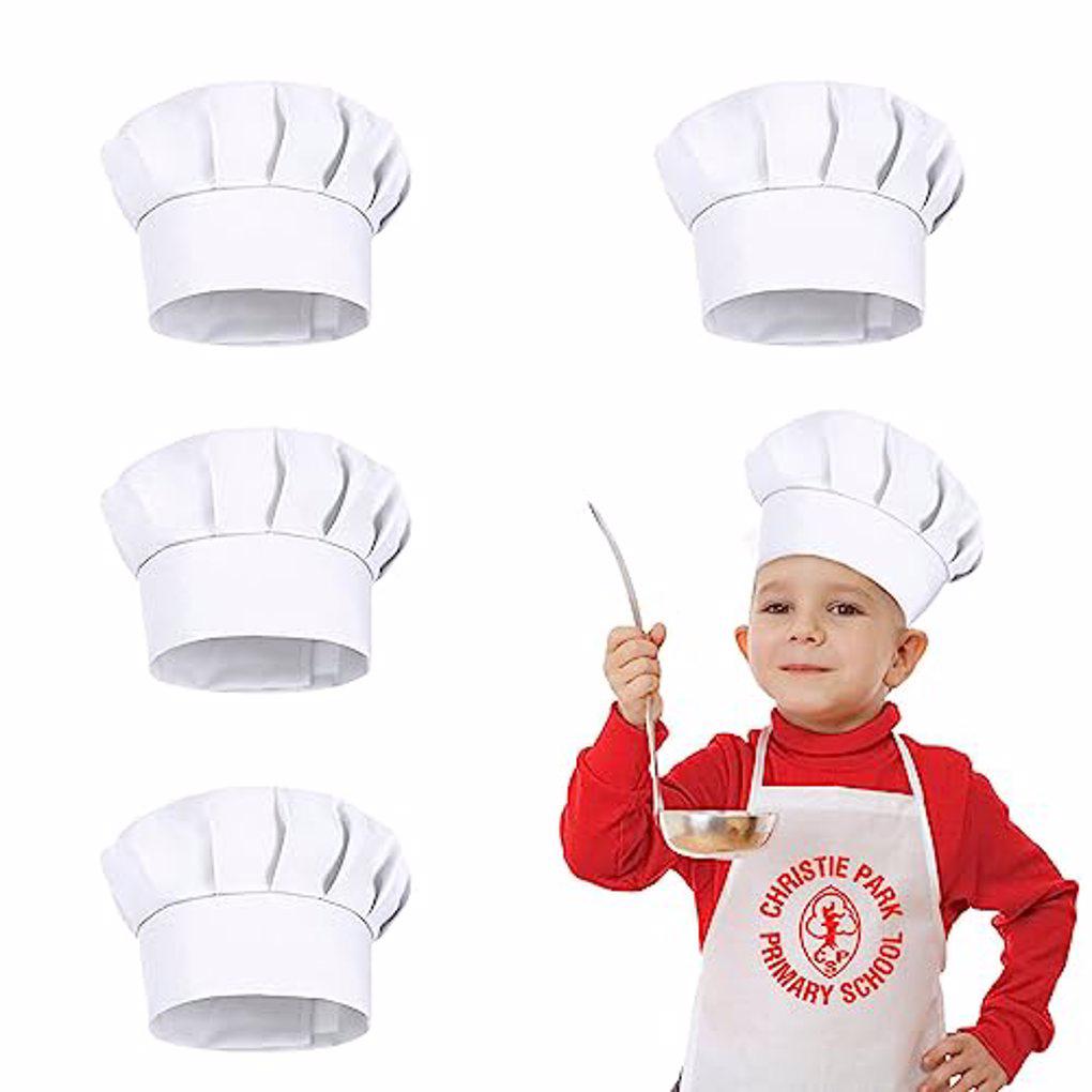 4 Peças Chapéu de Chef Branco  - Kitchen Baker avaliação e preço